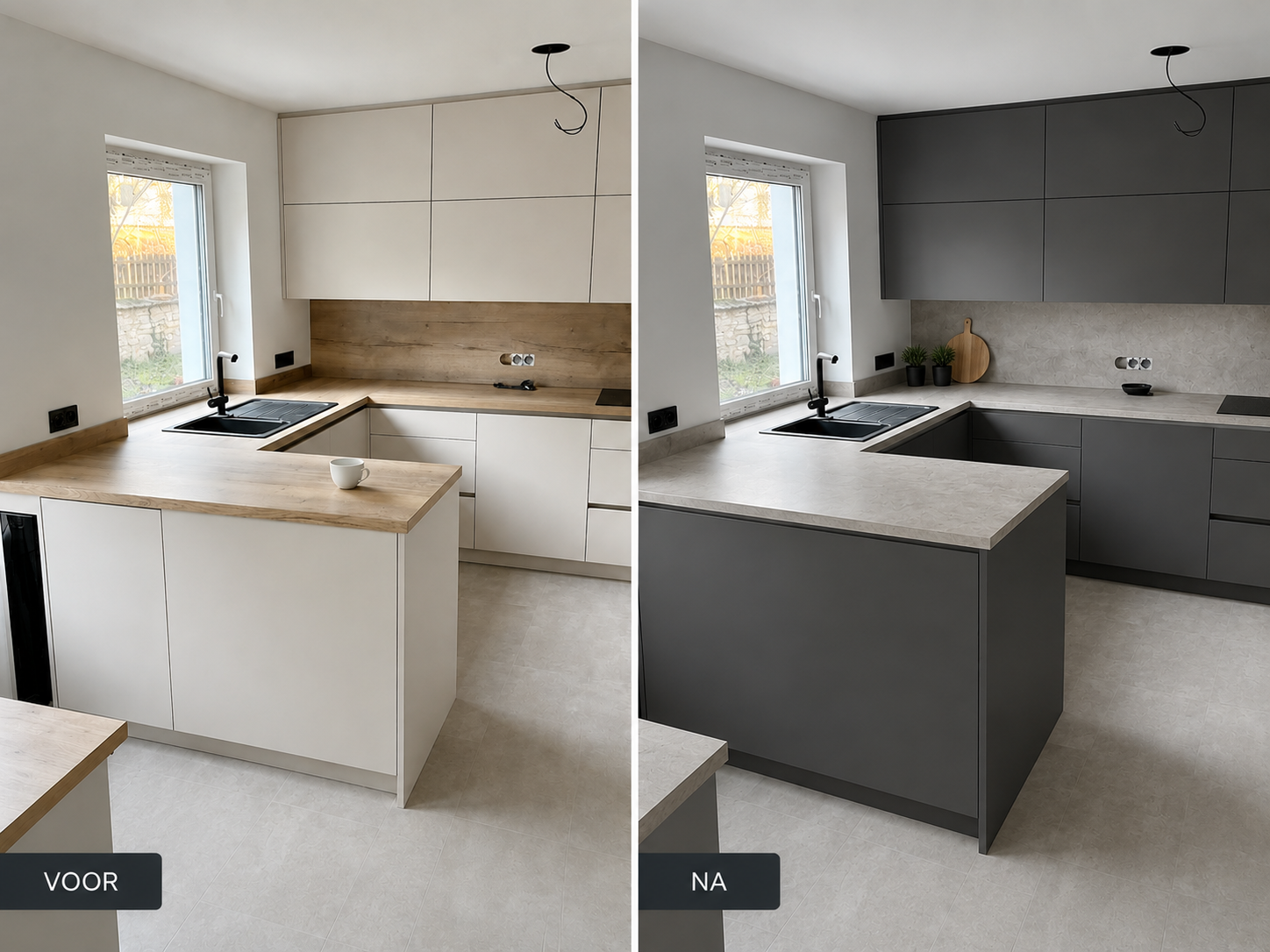 keuken wrappen in Bloemendaal