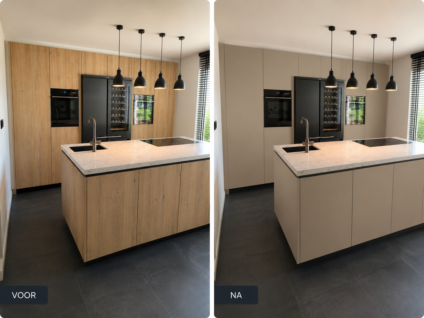 keuken wrappen in Castricum
