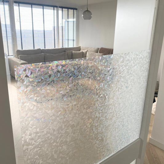 Gebroken glas raamfolie